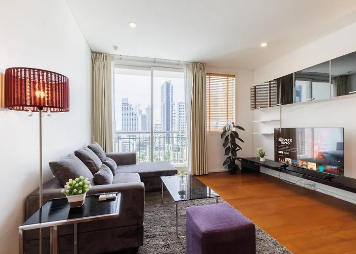 Huge Luxury Center Of Bkk 5 Mins Bts Asok Apartment *