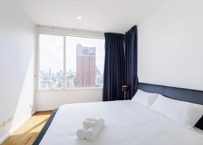 Huge Luxury Center Of Bkk 5 Mins Bts Asok Apartment *