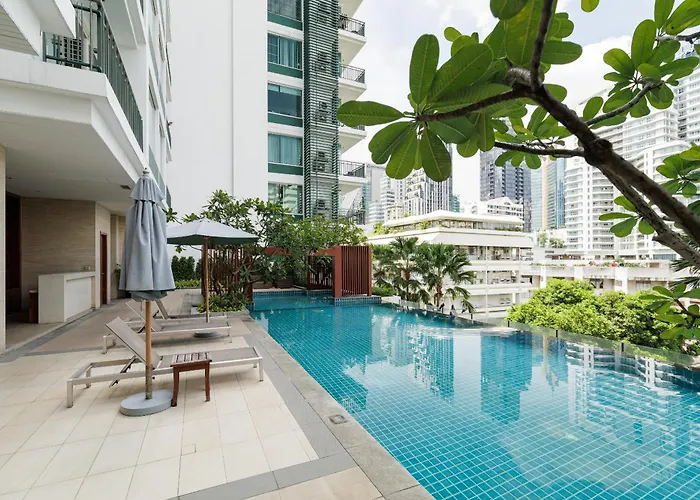 Huge Luxury Center Of Bkk 5 Mins Bts Asok Apartment